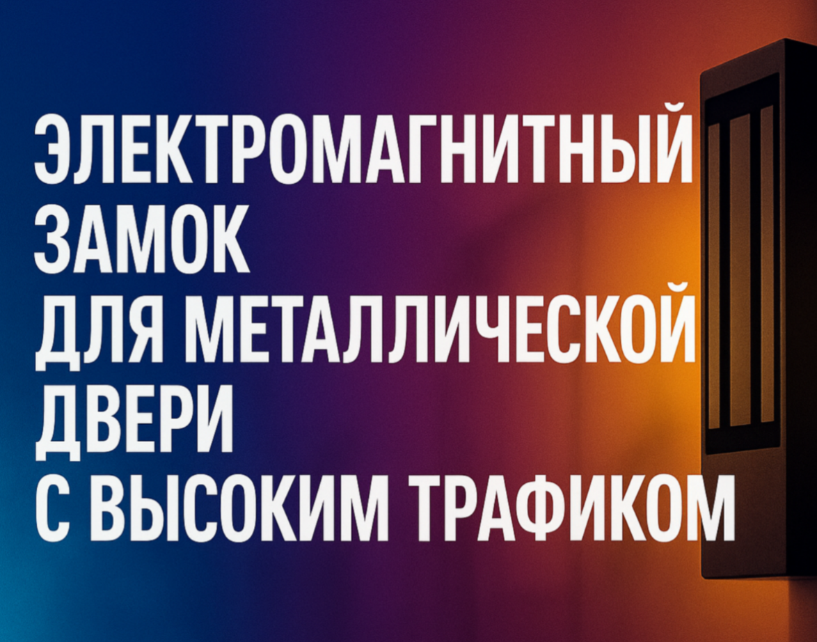 Электромагнитный замок для металлической двери с высоким трафиком: выбор по задачам, а не по цене